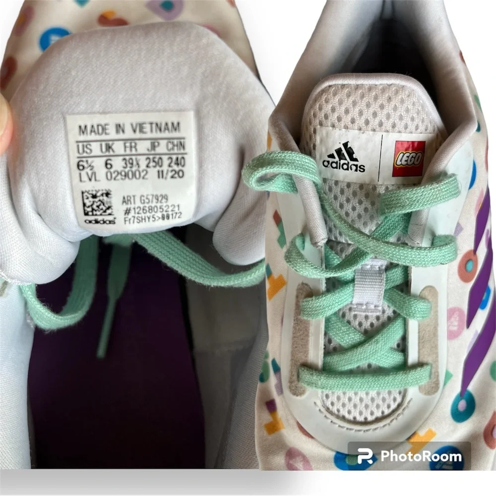 Adidas Fortarun‎ x LEGO DOTS Running Shoes Kids' 6.5/Women's 8